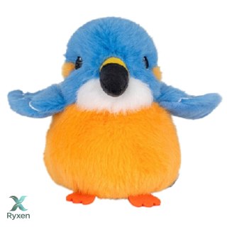 Pluszowa Maskotka Przytulanka Ptak Niebiesko Pomarańczowy 12cm LEAN TOYS