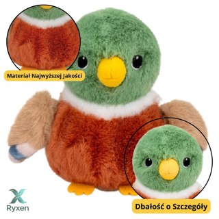 Pluszowa Maskotka Przytulanka Ptak Pluszowy Mała Kaczka 12cm LEAN TOYS
