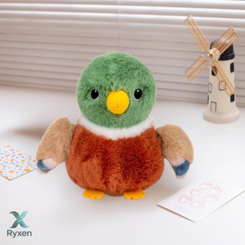 Pluszowa Maskotka Przytulanka Ptak Pluszowy Mała Kaczka 12cm LEAN TOYS