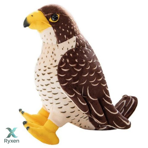 Pluszowa Maskotka Przytulanka Ptak Sokół Brązowy 30cm LEAN TOYS