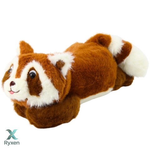 Pluszowa Maskotka Przytulanka Szop Brązowy Leżący 30cm LEAN TOYS