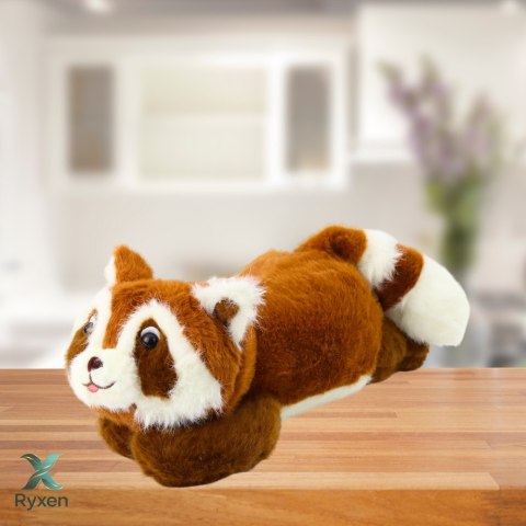 Pluszowa Maskotka Przytulanka Szop Brązowy Leżący 30cm LEAN TOYS