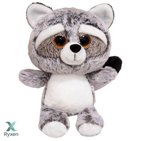 Pluszowa Maskotka Przytulanka Szop Duże Oczy 22cm LEAN TOYS