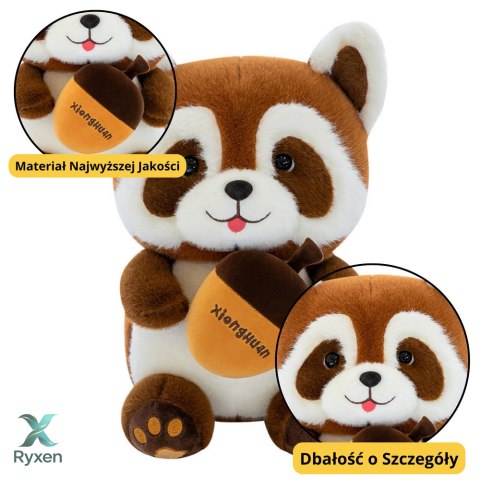 Pluszowa Maskotka Przytulanka Szop Z Żołędziem 23cm LEAN TOYS