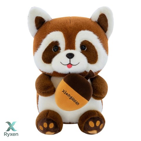 Pluszowa Maskotka Przytulanka Szop Z Żołędziem 23cm LEAN TOYS