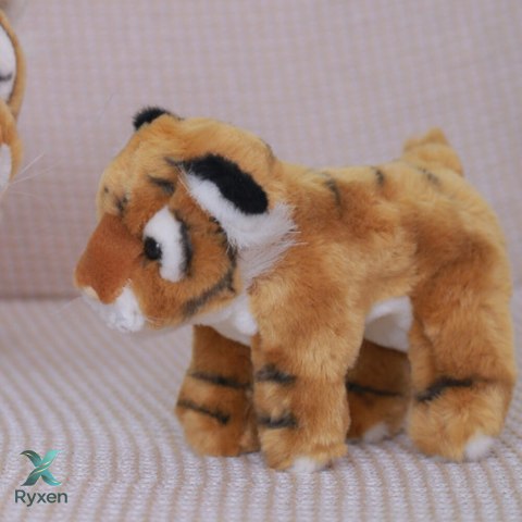 Pluszowa Maskotka Przytulanka Tygrys Kot Brązowy 25cm LEAN TOYS