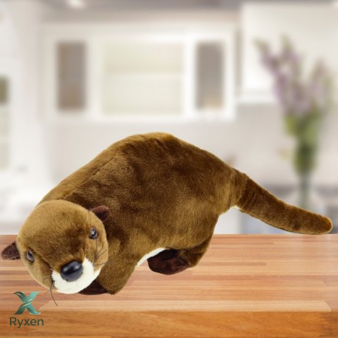 Pluszowa Maskotka Przytulanka Wydra Brązowa 37cm LEAN TOYS