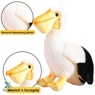 Pluszowy Pelikan Ptak Pluszak Maskotka Przytulanka 24cm LEAN TOYS