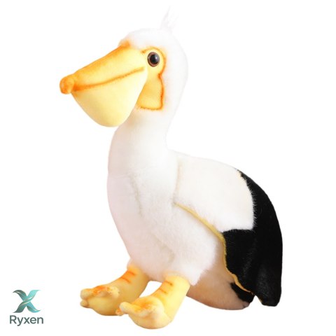 Pluszowy Pelikan Ptak Pluszak Maskotka Przytulanka 24cm LEAN TOYS