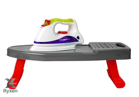 Żelazko na Baterie Deska Stojak z wieszakami LEAN TOYS