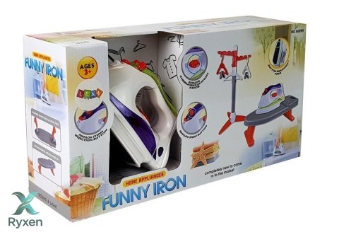 Żelazko na Baterie Deska Stojak z wieszakami LEAN TOYS
