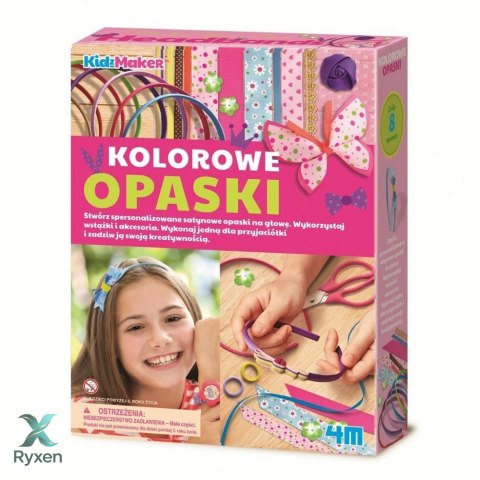 Zestaw kreatywny kolorowe opaski 4M