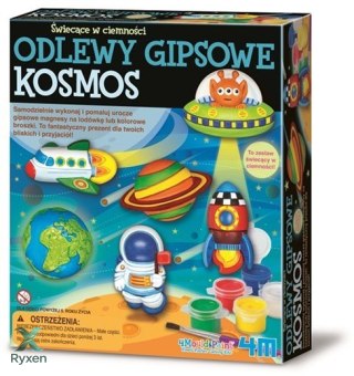 Zestaw kreatywny odlewy gipsowe - kosmos 4M