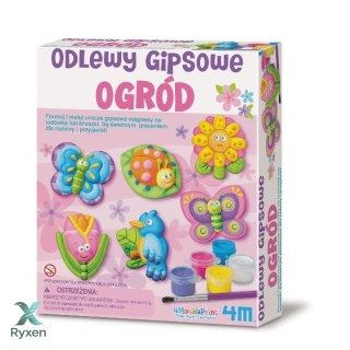 Zestaw kreatywny odlewy gipsowe - ogród 4M
