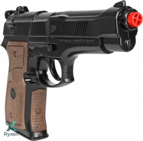Gonher metalowy pistolet policyjny 8 naboi PULIO