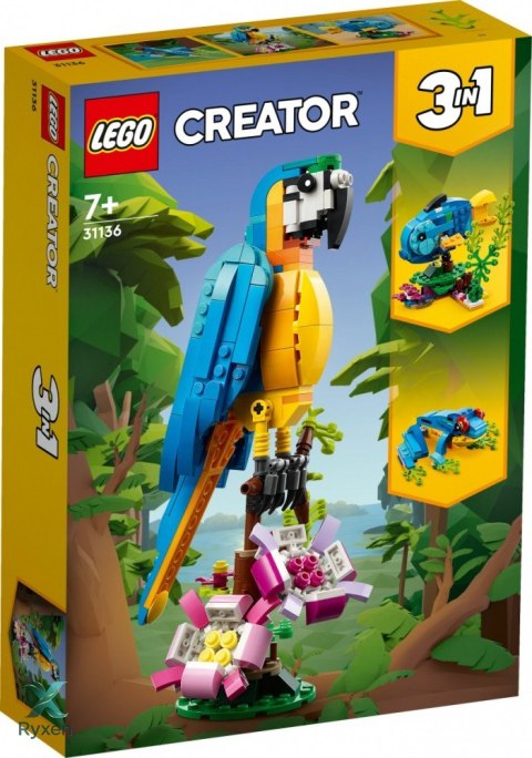 Klocki creator 31136 egzotyczna papuga LEGO