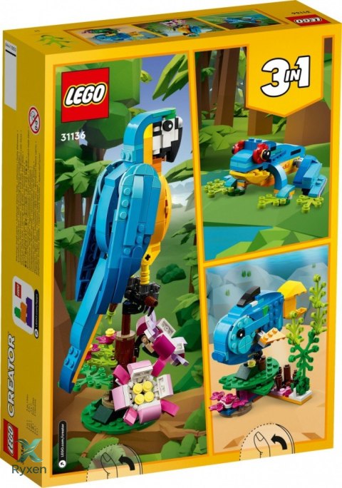 Klocki creator 31136 egzotyczna papuga LEGO