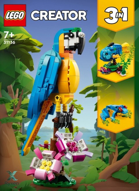 Klocki creator 31136 egzotyczna papuga LEGO