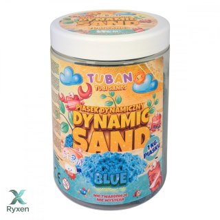 Piasek dynamiczny 1kg niebieski TUBAN