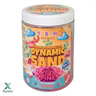 Piasek dynamiczny 1kg różowy TUBAN
