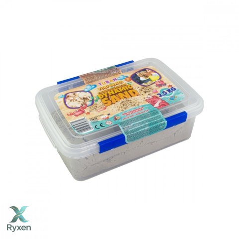 Piasek dynamiczny 2,5kg w pudełku, naturalny TUBAN