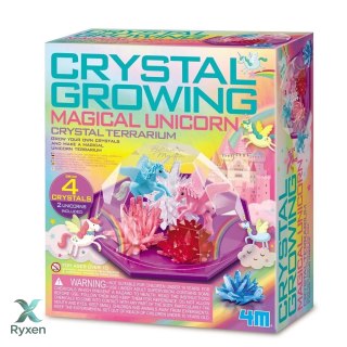 Zestaw edukacyjny hodowla kryształów - terrarium jednorożców 4M