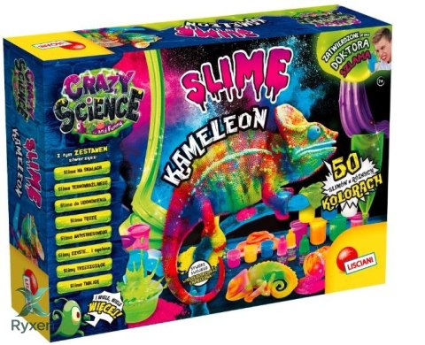 Zestaw naukowy crazy science slime kameleon LISCIANI