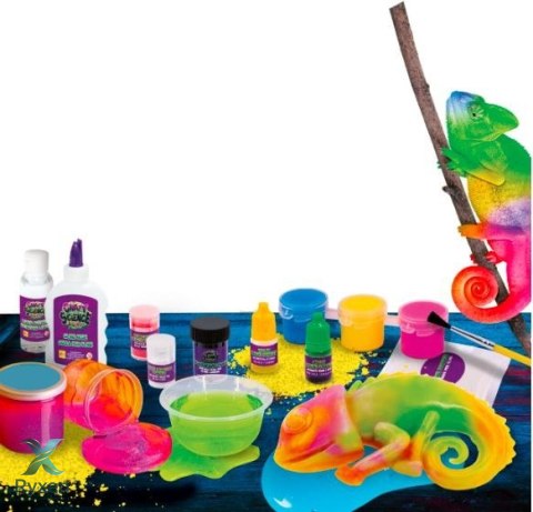 Zestaw naukowy crazy science slime kameleon LISCIANI