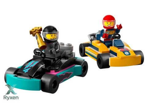 Klocki city 60400 gokarty i kierowcy wyścigowi LEGO