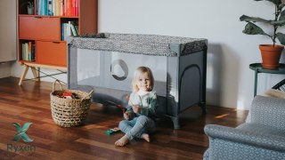 Łóżeczko turystyczne stefi grey concrete multicolor LIONELO