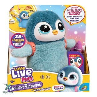 Maskotka interkatywna little live pets - chodzący pingwinek COBI