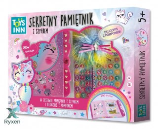 Pamiętnik z szyfrem kotek STNUX