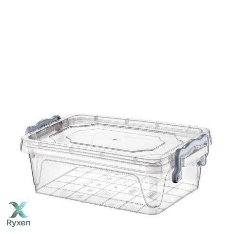 Pojemnik plastikowy 0,6L PROSTOKĄT MULTI BOX z pokrywką Chomik