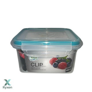 Pojemnik plastikowy 680ml KWADRAT SAVER BOX z pokrywką Chomik