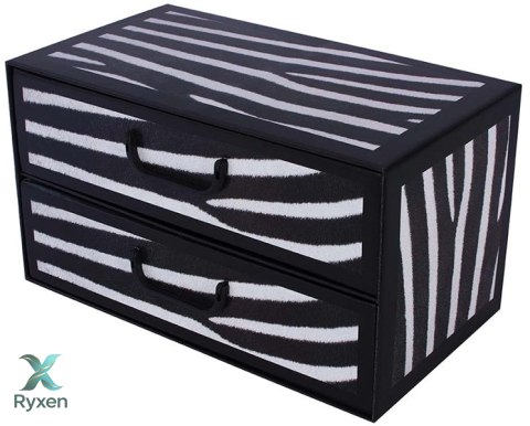 Pudełko kartonowe 2 szuflady poziome STYL ZEBRA Aroma Smak
