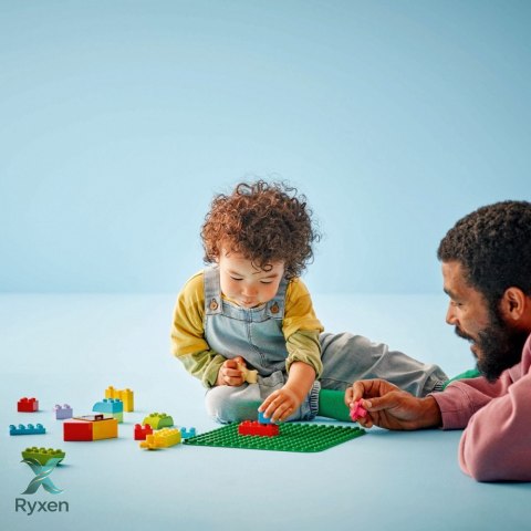 Klocek duplo 10460 zielona płytka konstrukcyjna LEGO