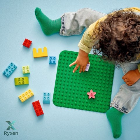Klocek duplo 10460 zielona płytka konstrukcyjna LEGO