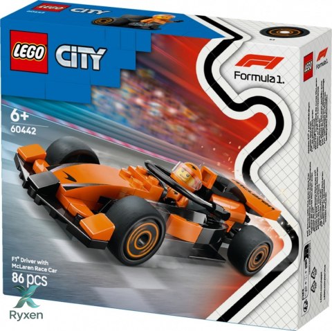 Klocki city 60442 f1 kierowca i bolid mclaren LEGO