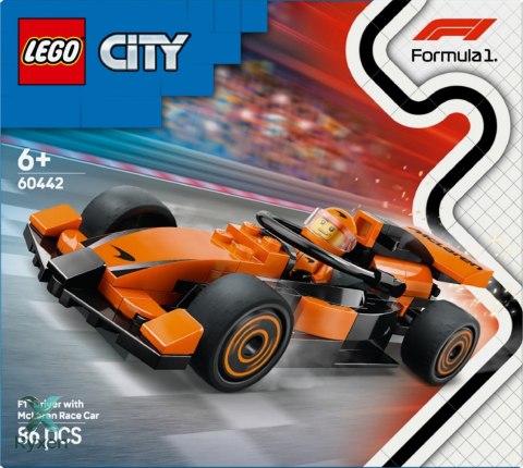 Klocki city 60442 f1 kierowca i bolid mclaren LEGO