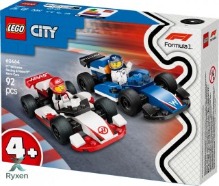 Klocki city 60464 f1 bolidy williams racing i haas f1 LEGO