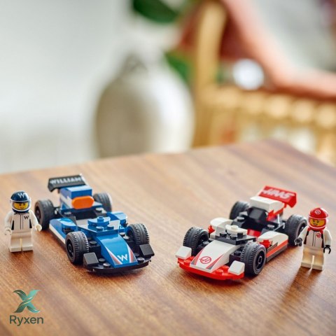 Klocki city 60464 f1 bolidy williams racing i haas f1 LEGO