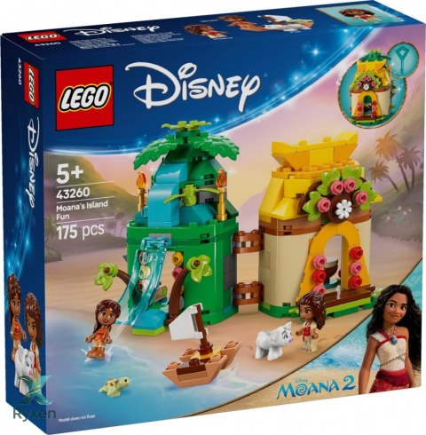 Klocki disney 43260 zabawy vaiany na wyspie LEGO