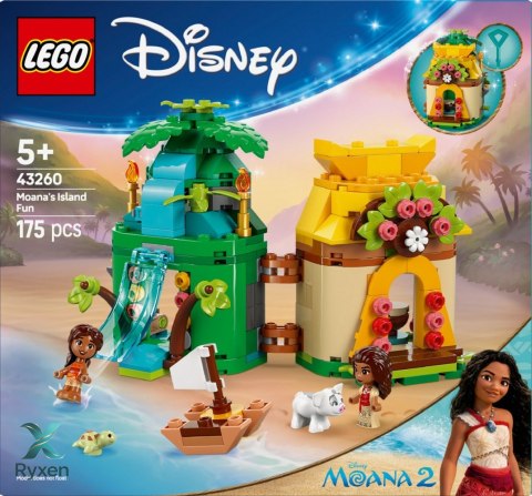Klocki disney 43260 zabawy vaiany na wyspie LEGO