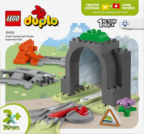 Klocki duplo 10425 tunel i tory kolejowe - zestaw rozszerzający LEGO
