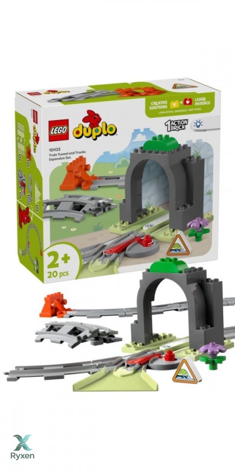 Klocki duplo 10425 tunel i tory kolejowe - zestaw rozszerzający LEGO