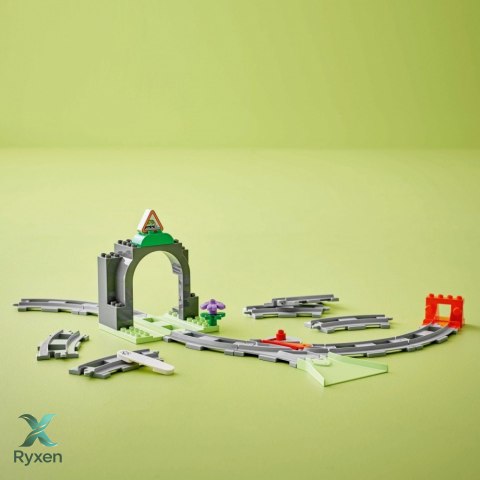 Klocki duplo 10425 tunel i tory kolejowe - zestaw rozszerzający LEGO