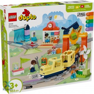 Klocki duplo 10428 duży interaktywny pociąg miejski LEGO
