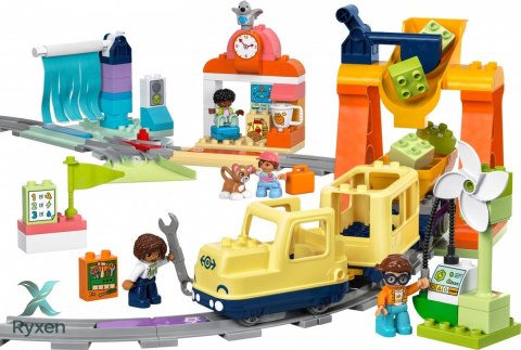 Klocki duplo 10428 duży interaktywny pociąg miejski LEGO