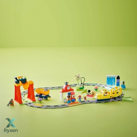 Klocki duplo 10428 duży interaktywny pociąg miejski LEGO