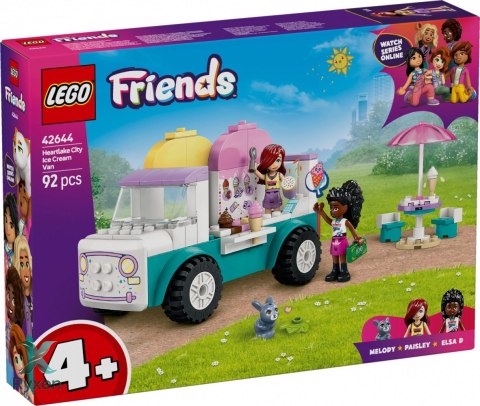 Klocki friends 42644 furgonetka z lodami w mieście heartlake LEGO